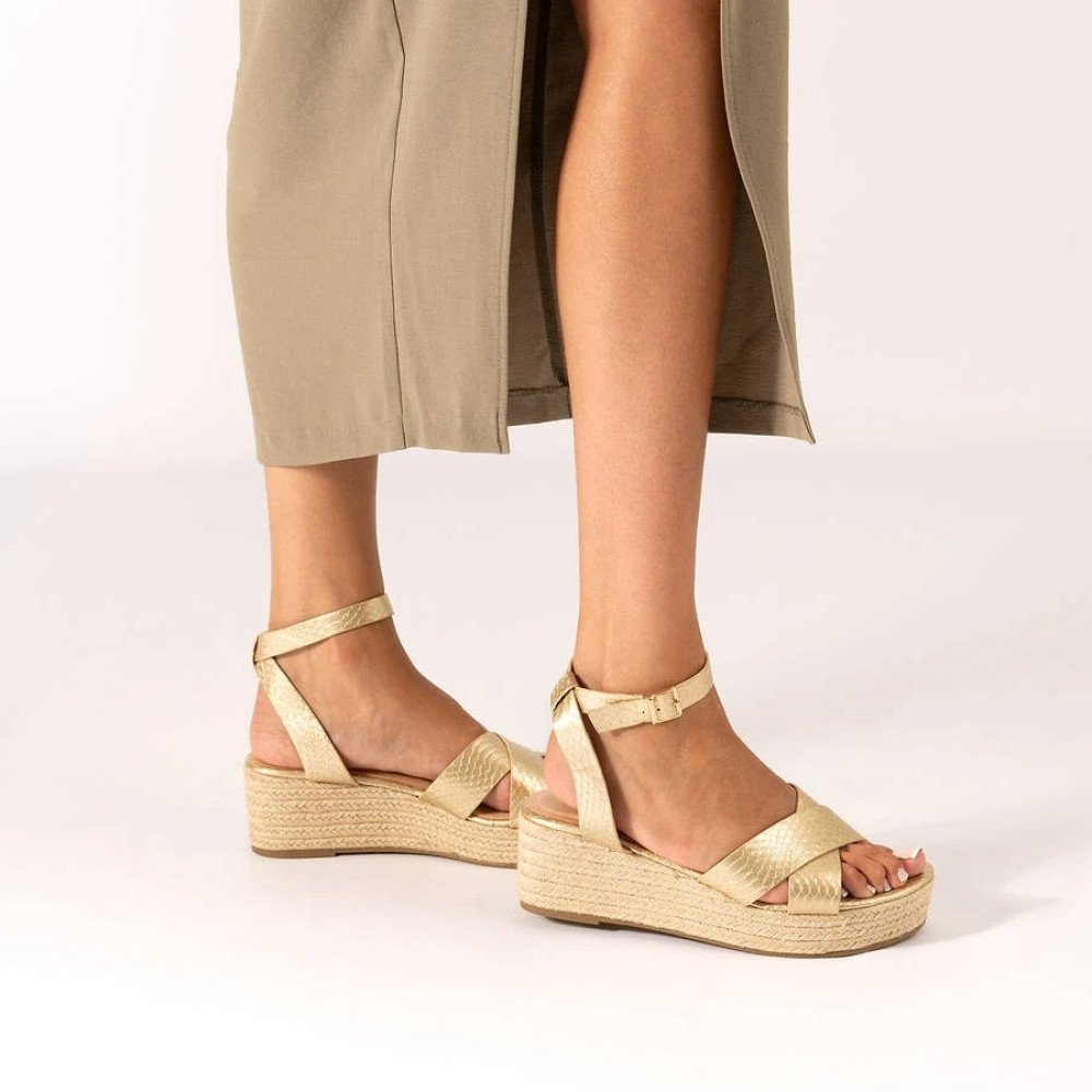 Andres Machado 6039-06 Platform Gold 8.5cm Andres Machado 6039-06 Platform Gold 8.5cm
