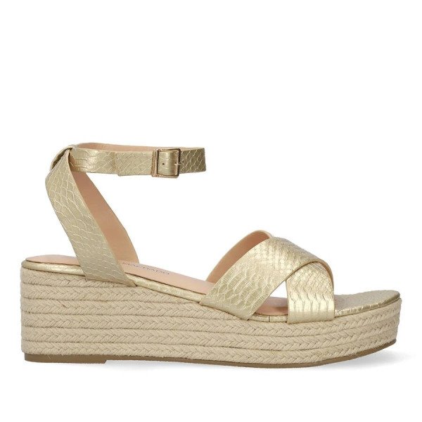 Andres Machado 6039-06 Platform Gold 8.5cm Andres Machado 6039-06 Platform Gold 8.5cm
