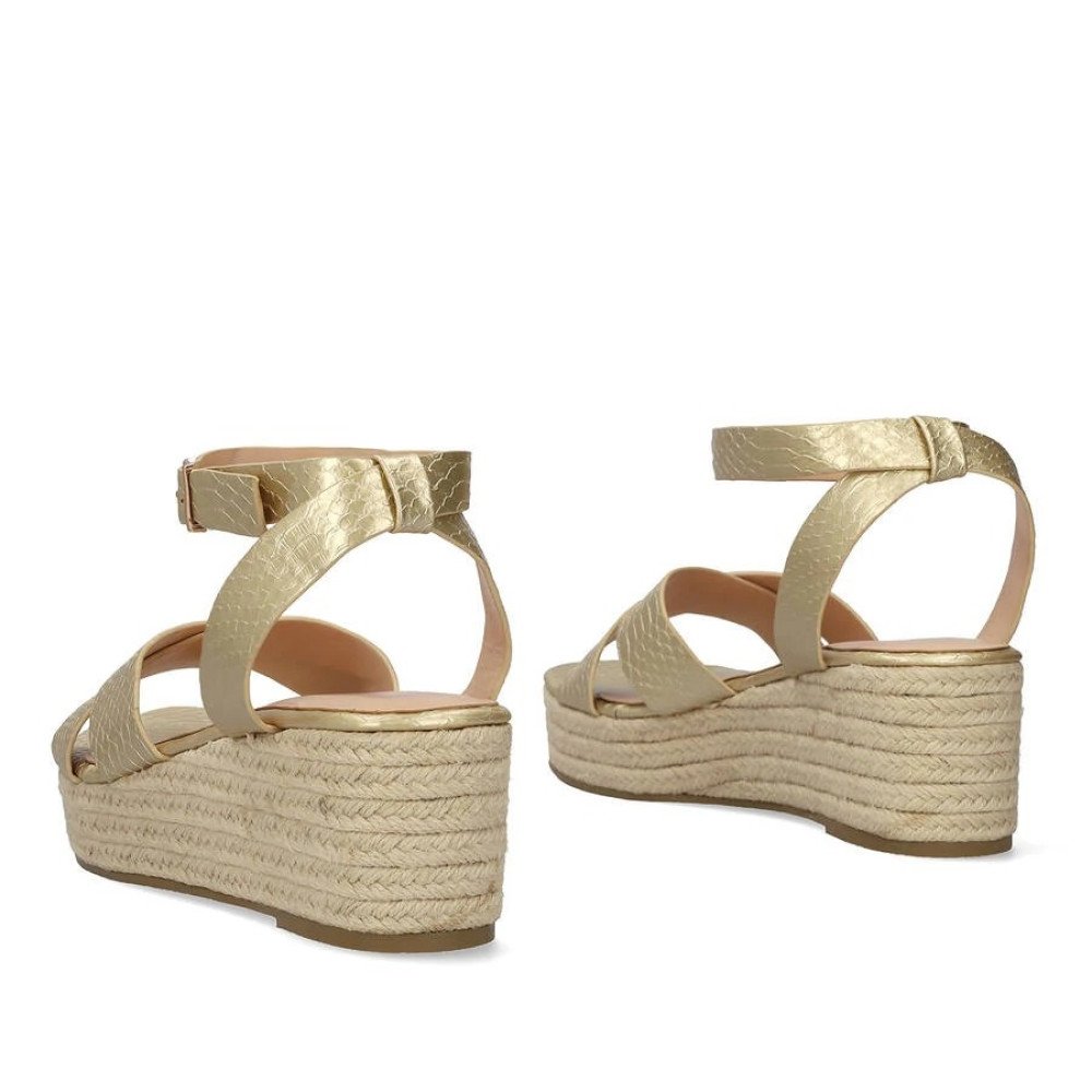 Andres Machado 6039-06 Platform Gold 8.5cm Andres Machado 6039-06 Platform Gold 8.5cm