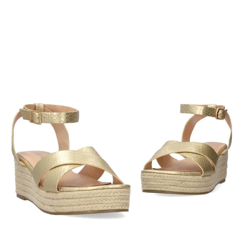 Andres Machado 6039-06 Platform Gold 8.5cm Andres Machado 6039-06 Platform Gold 8.5cm