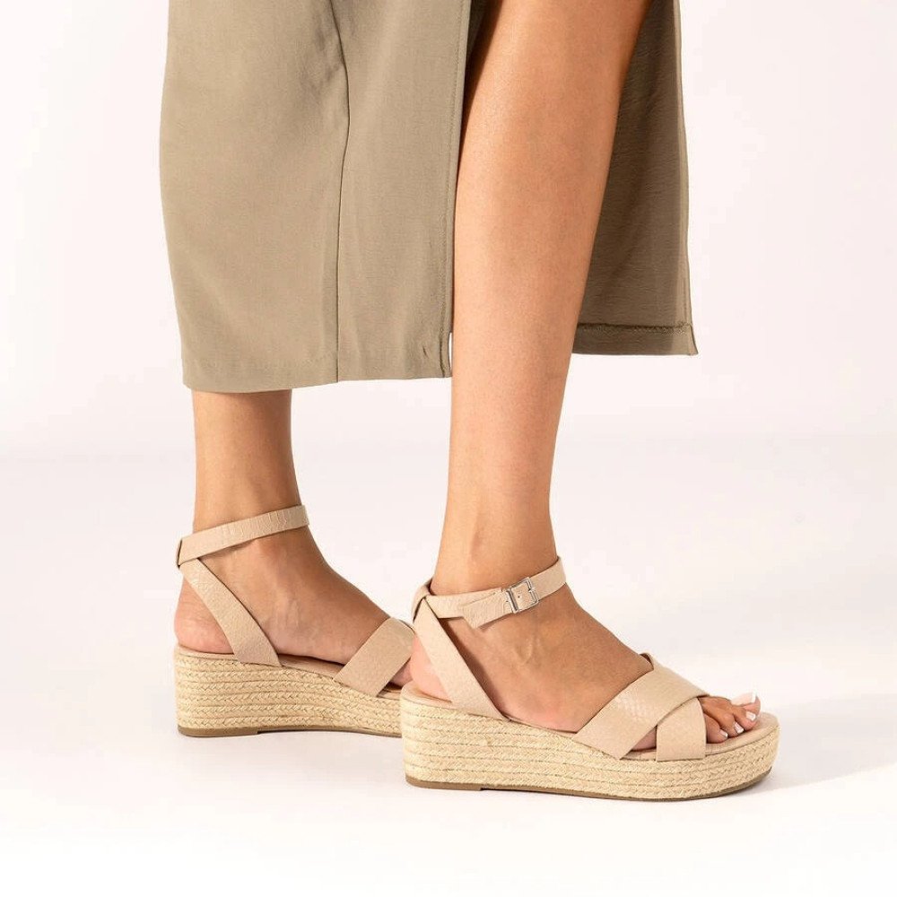 Andres Machado 6039-33 Platform Natural 8.5cm Andres Machado 6039-33 Platform Natural 8.5cm