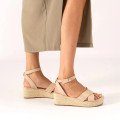 Andres Machado 6039-33 Platform Natural 8.5cm Andres Machado 6039-33 Platform Natural 8.5cm