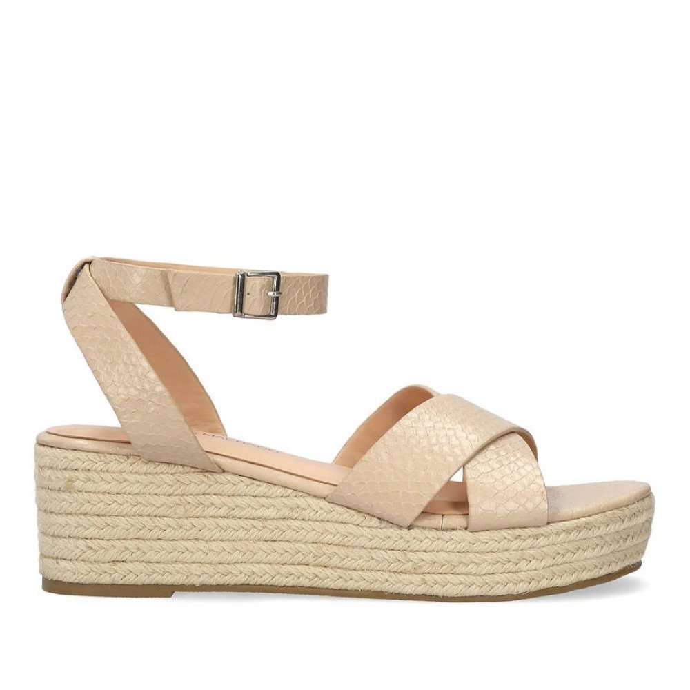Andres Machado 6039-33 Platform Natural 8.5cm Andres Machado 6039-33 Platform Natural 8.5cm