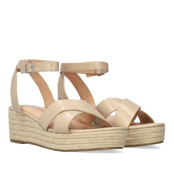 Andres Machado 6039-33 Platform Natural 8.5cm Andres Machado 6039-33 Platform Natural 8.5cm
