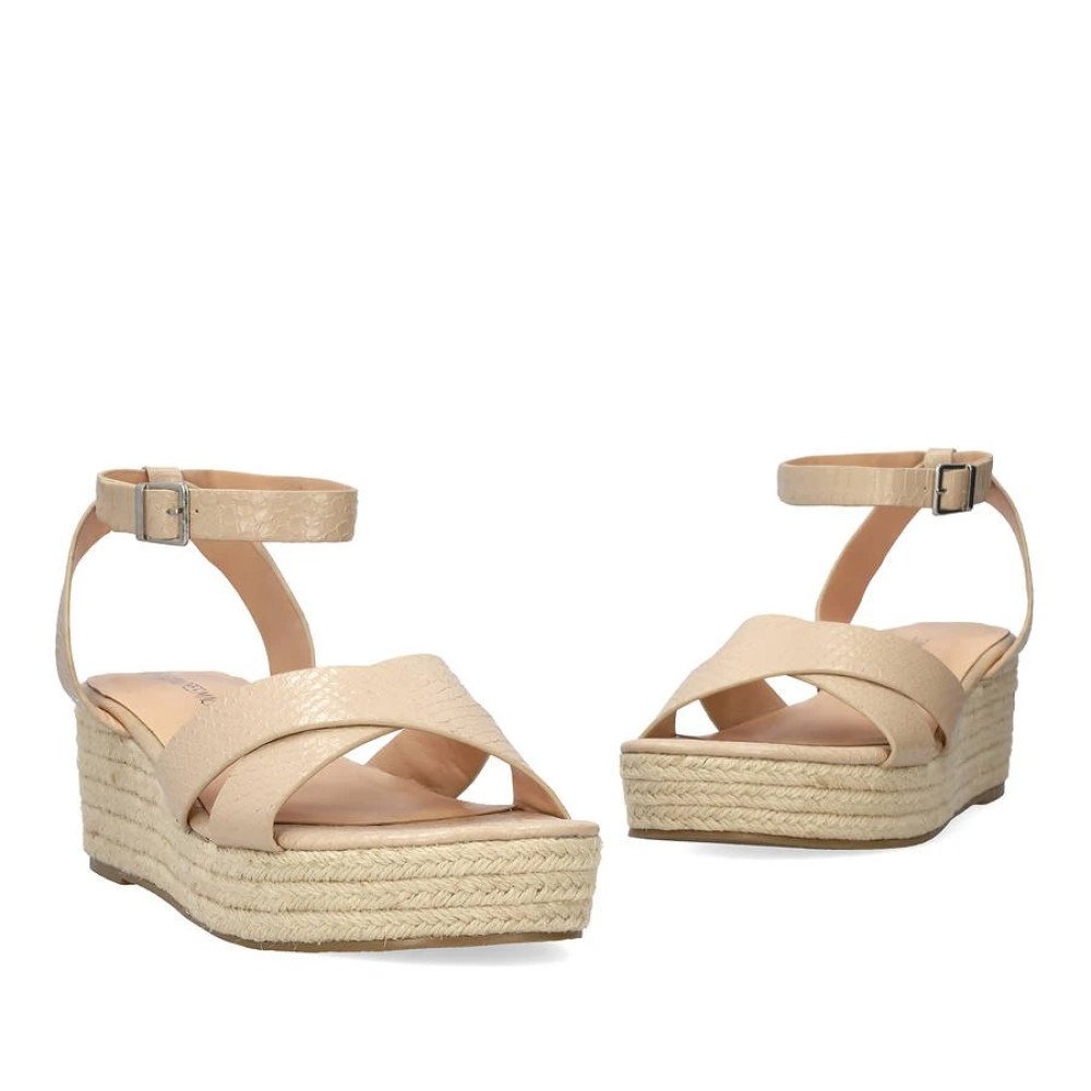 Andres Machado 6039-33 Platform Natural 8.5cm Andres Machado 6039-33 Platform Natural 8.5cm
