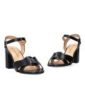 Andres Machado 6040-01 Sandal Black 9cm Andres Machado 6040-01 Sandal Black 9cm
