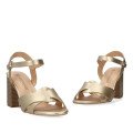 Andres Machado 6040-06 Sandal Gold 9cm Andres Machado 6040-06 Sandal Gold 9cm