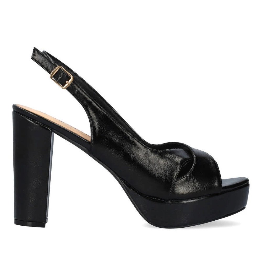 Andres Machado 6041-01 Sandal Black 11cm Andres Machado 6041-01 Sandal Black 11cm