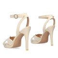 Andres Machado 6042-13 Sandal Beige 11cm Andres Machado 6042-13 Sandal Beige 11cm