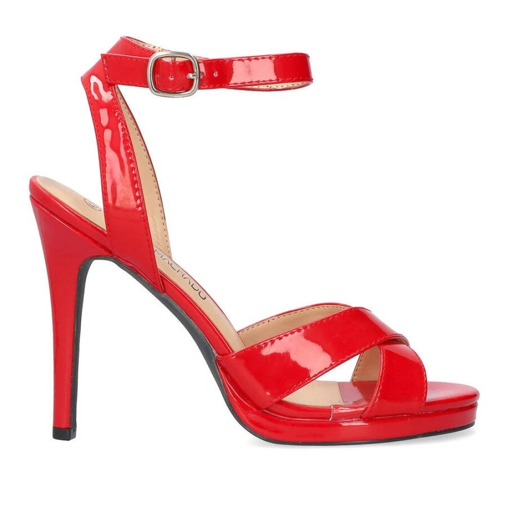 Andres Machado 6042-14 Sandal Red 11cm Andres Machado 6042-14 Sandal Red 11cm