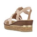 Rieker 63778-31 Anatomical Platform Beige Pink 6cm Rieker 63778-31 Anatomical Platform Beige Pink 6cm