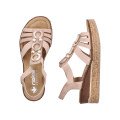 Rieker 63778-31 Anatomical Platform Beige Pink 6cm Rieker 63778-31 Anatomical Platform Beige Pink 6cm