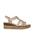 Rieker 63778-31 Anatomical Platform Beige Pink 6cm Rieker 63778-31 Anatomical Platform Beige Pink 6cm