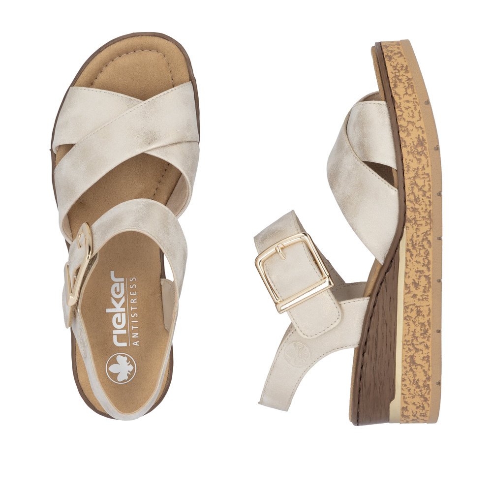 Rieker 63795-60 Anatomical Platform Beige 6cm Rieker 63795-60 Anatomical Platform Beige 6cm