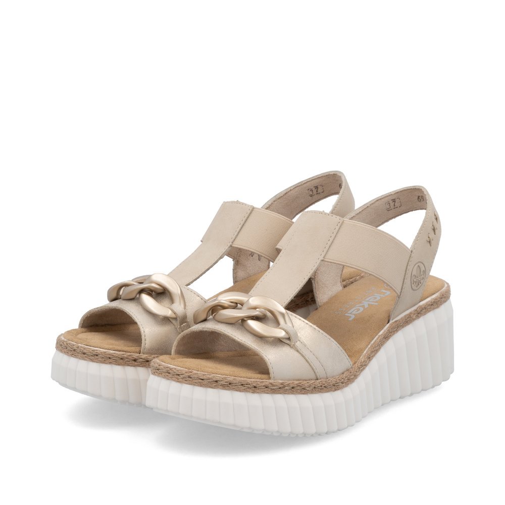 Rieker 69158-60 Anatomical Platform Beige 6cm Rieker 69158-60 Anatomical Platform Beige 6cm