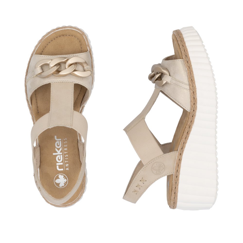 Rieker 69158-60 Anatomical Platform Beige 6cm Rieker 69158-60 Anatomical Platform Beige 6cm