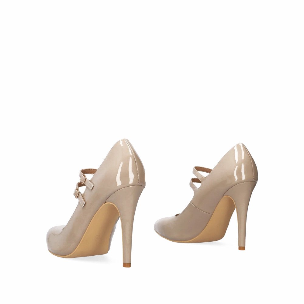 Andres Machado 6046-13L Heel Beige 10cm