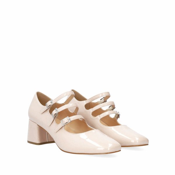 Andres Machado 6051-13 Heel Beige 5,5cm Andres Machado 6051-13 Heel Beige 5,5cm