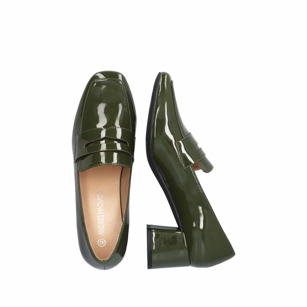 Andres Machado 6052-19 Heel Green 5,5cm