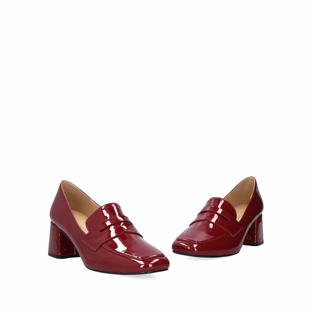 Andres Machado 6052-23 Heel Burgundy 5,5cm