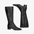 Andres Machado Cintia-01 Leather Boots Black 4cm