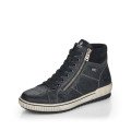 Remonte D0772-01 Anatomical Leather Sneaker Black