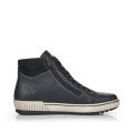 Remonte D0772-01 Anatomical Leather Sneaker Black