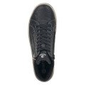 Remonte D0772-01 Anatomical Leather Sneaker Black