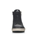 Remonte D0772-01 Anatomical Leather Sneaker Black
