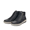 Remonte D0772-01 Anatomical Leather Sneaker Black