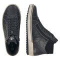 Remonte D0772-01 Anatomical Leather Sneaker Black