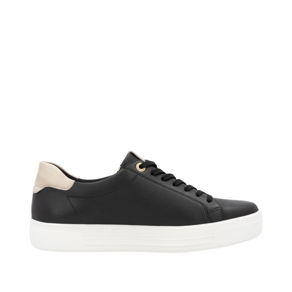 Remonte D0919-03 Anatomical Leather Sneaker Black Remonte D0919-03 Anatomical Leather Sneaker Black