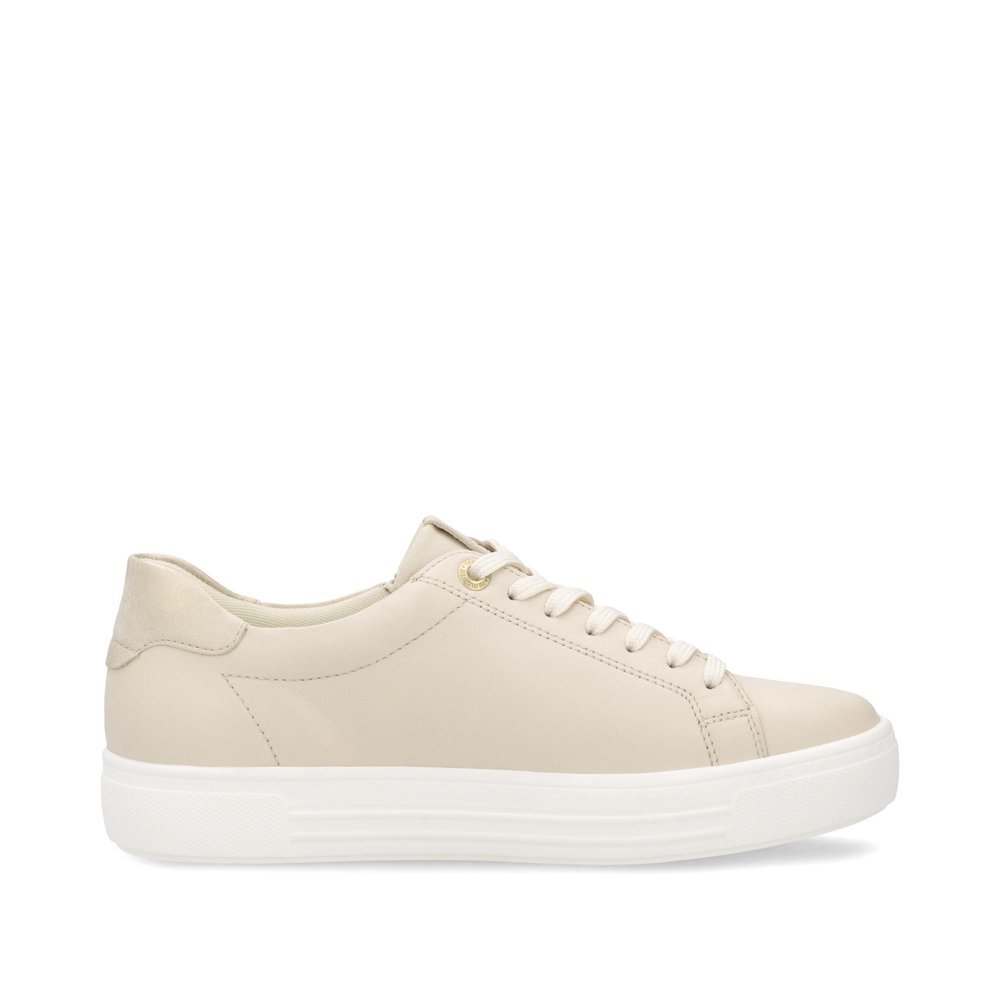 Remonte D0919-60 Anatomical Leather Sneaker Beige Remonte D0919-60 Anatomical Leather Sneaker Beige