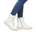 Remonte D0C77-80 Anatomical Leather Boot Ivory