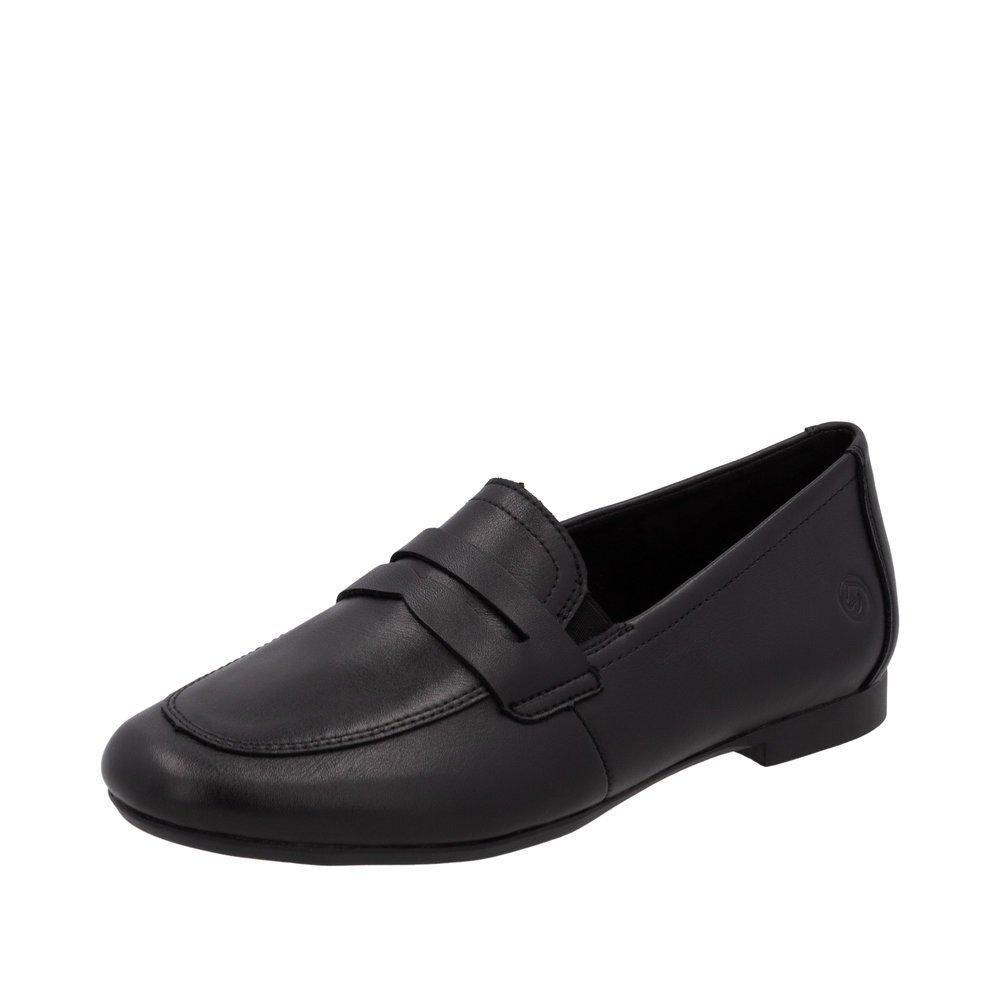 Remonte D0K02-01 Anatomical Leather Moccasin Black Remonte D0K02-01 Anatomical Leather Moccasin Black