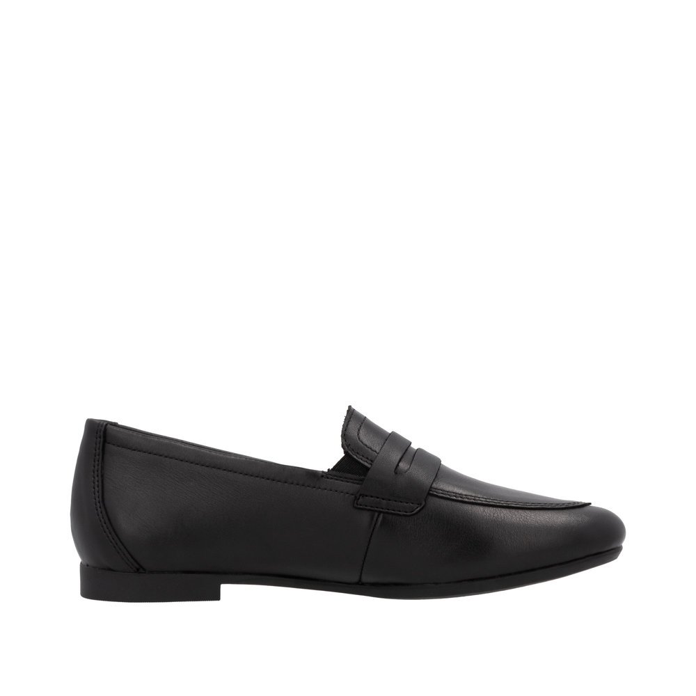 Remonte D0K02-01 Anatomical Leather Moccasin Black Remonte D0K02-01 Anatomical Leather Moccasin Black