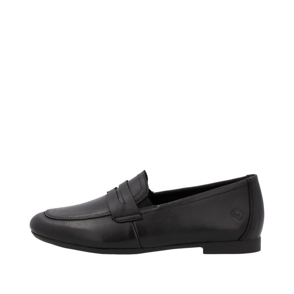 Remonte D0K02-01 Anatomical Leather Moccasin Black Remonte D0K02-01 Anatomical Leather Moccasin Black