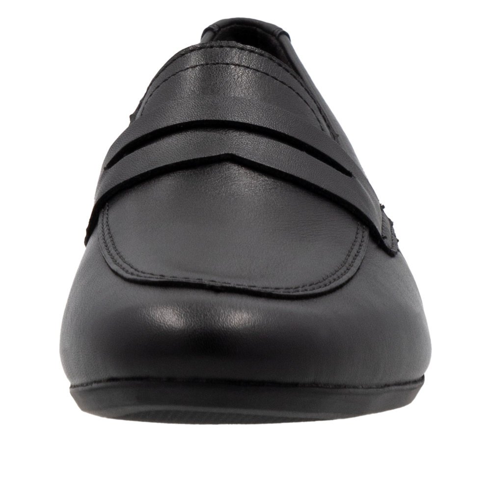 Remonte D0K02-01 Anatomical Leather Moccasin Black Remonte D0K02-01 Anatomical Leather Moccasin Black