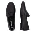 Remonte D0K02-01 Anatomical Leather Moccasin Black Remonte D0K02-01 Anatomical Leather Moccasin Black