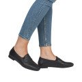 Remonte D0K02-01 Anatomical Leather Moccasin Black Remonte D0K02-01 Anatomical Leather Moccasin Black