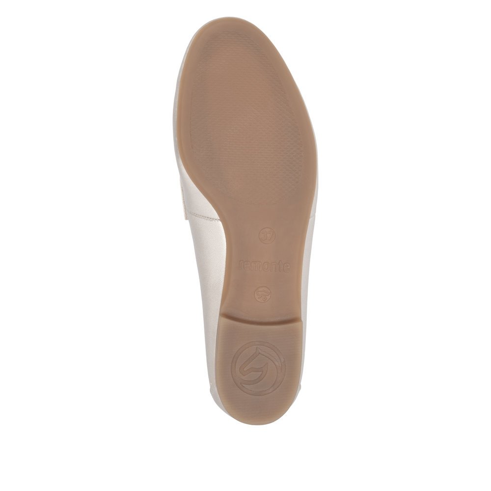 Remonte D0K02-90 Anatomical Leather Moccasin Gold Remonte D0K02-90 Anatomical Leather Moccasin Gold