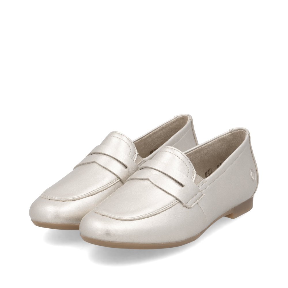 Remonte D0K02-90 Anatomical Leather Moccasin Gold Remonte D0K02-90 Anatomical Leather Moccasin Gold