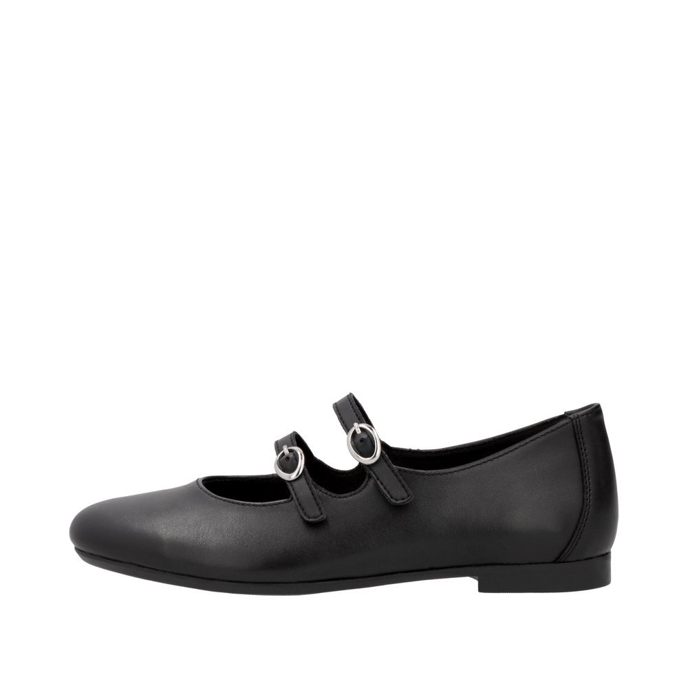 Remonte D0K11-00 Anatomical Leather Ballerina Black Remonte D0K11-00 Anatomical Leather Ballerina Black