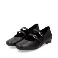 Remonte D0K11-00 Anatomical Leather Ballerina Black Remonte D0K11-00 Anatomical Leather Ballerina Black