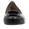 Remonte D0K12-90 Anatomical Leather Ballerina Gold Black Remonte D0K12-90 Anatomical Leather Ballerina Gold Black