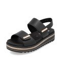Remonte D0Q59-00 Anatomical Leather Sandal Black 4cm Remonte D0Q59-00 Anatomical Leather Sandal Black 4cm