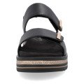 Remonte D0Q59-00 Anatomical Leather Sandal Black 4cm Remonte D0Q59-00 Anatomical Leather Sandal Black 4cm