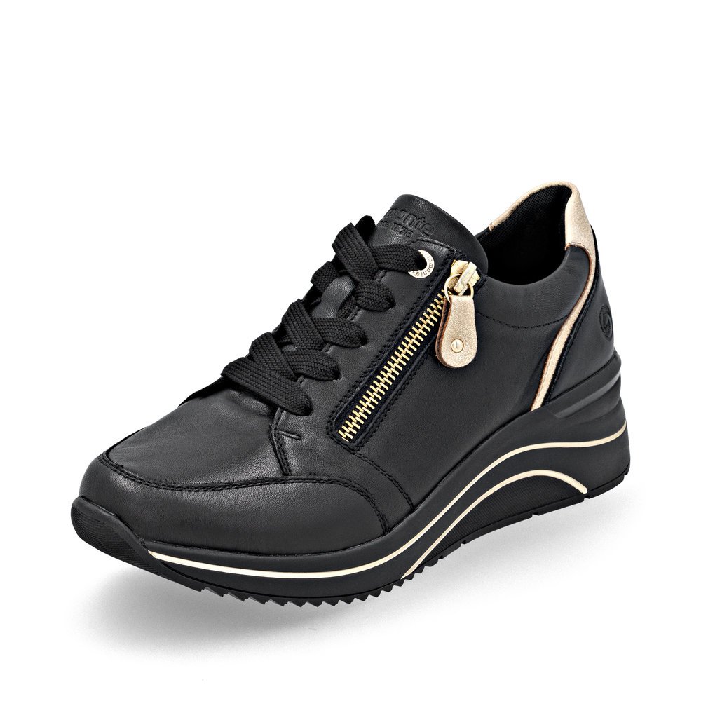 Remonte D0T03-03 Ανατομικό Δερμάτινο Sneaker Μαύρο Remonte D0T03-03 Ανατομικό Δερμάτινο Sneaker Μαύρο