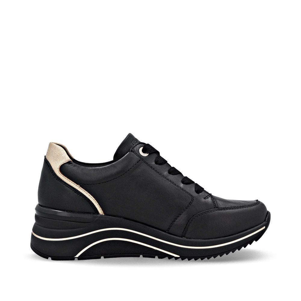 Remonte D0T03-03 Ανατομικό Δερμάτινο Sneaker Μαύρο Remonte D0T03-03 Ανατομικό Δερμάτινο Sneaker Μαύρο