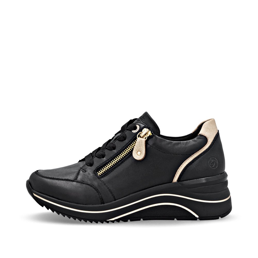 Remonte D0T03-03 Ανατομικό Δερμάτινο Sneaker Μαύρο Remonte D0T03-03 Ανατομικό Δερμάτινο Sneaker Μαύρο
